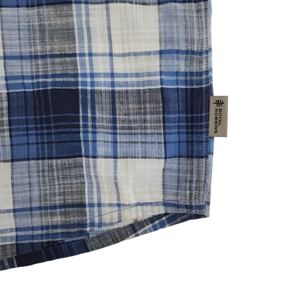 ROYAL ROBBINS men's redwood plaid short sleeve - medium - Picture 5 of 14